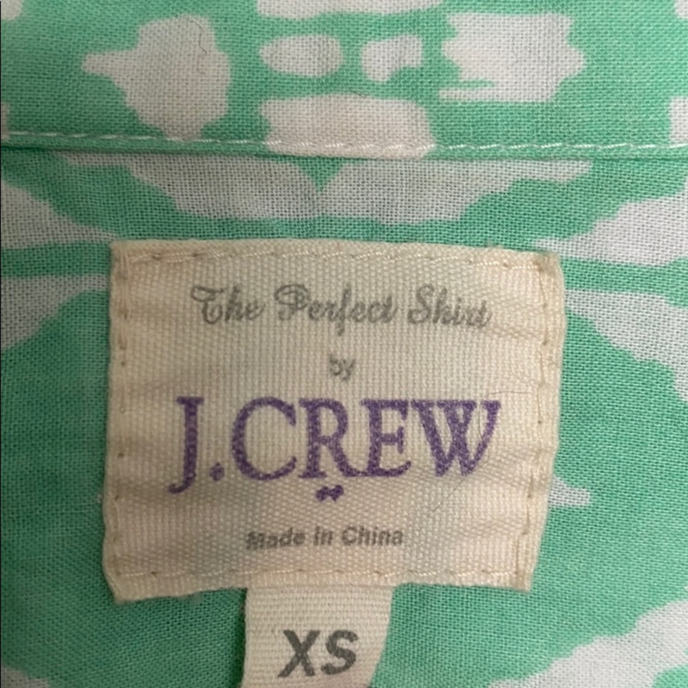 J. Crew printed classic button-down shirt - Picture 3 of 3